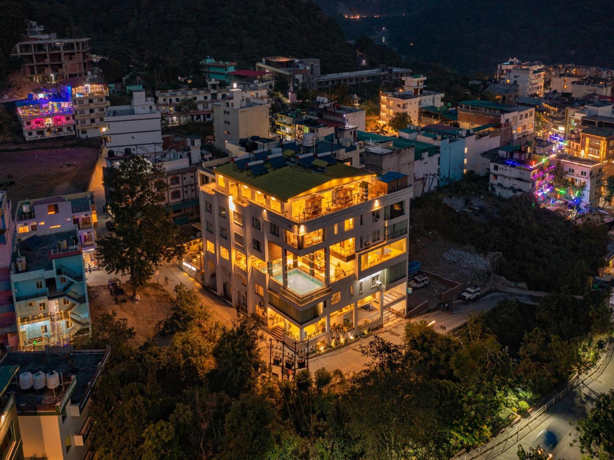 Albergue Moustache Rishikesh Luxuria Exterior foto